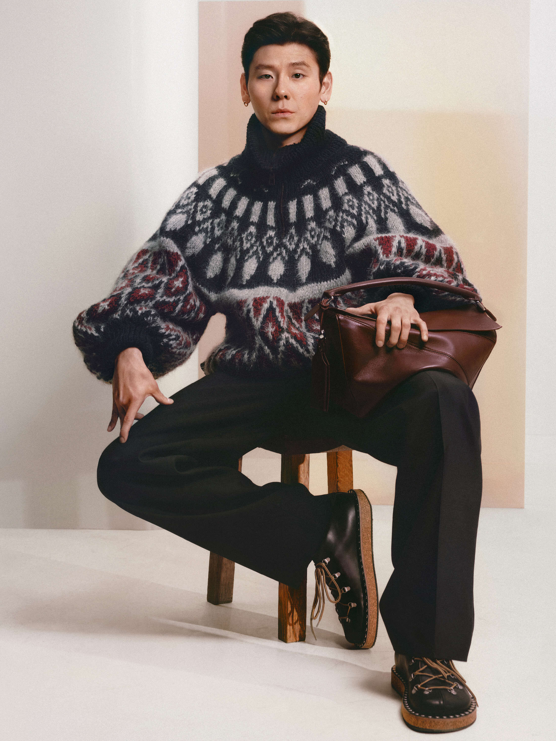 ロエベ　LOEWE パンジージャケット　コラボ 極美品・激レア】ロエベ 花柄ジャケット パンジー柄 46サイズ